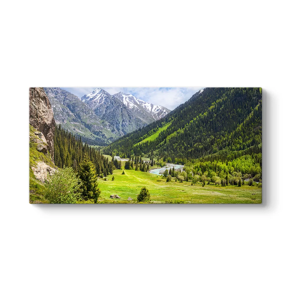 Yayla Manzarası Tablosu - Model 5